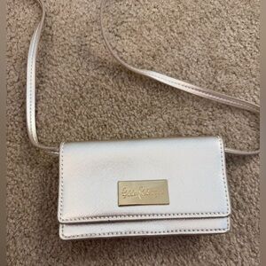 Lilly Pulitzer Gold Crossbody Bag